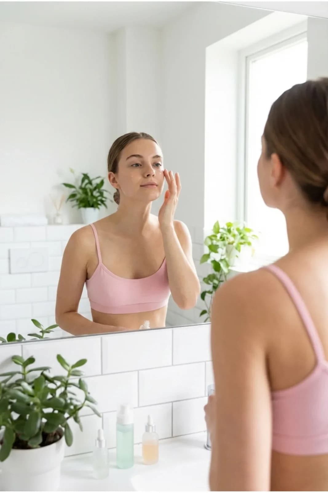 İp Askılı Pedli Büstiyer Pembe